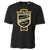 Vintage Pittsburgh Yinzer Beer Label Yinzer Pride Cooling Performance Crew T-Shirt