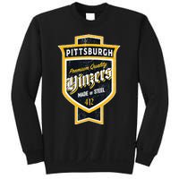 Vintage Pittsburgh Yinzer Beer Label Yinzer Pride Sweatshirt