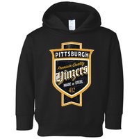 Vintage Pittsburgh Yinzer Beer Label Yinzer Pride Toddler Hoodie