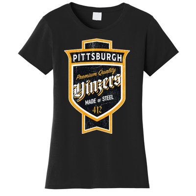 Vintage Pittsburgh Yinzer Beer Label Yinzer Pride Women's T-Shirt