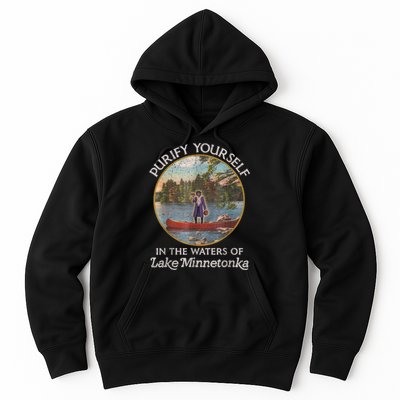 Vintage Purify Yourself In The Waters Of Lake Minnetonka Hoodie