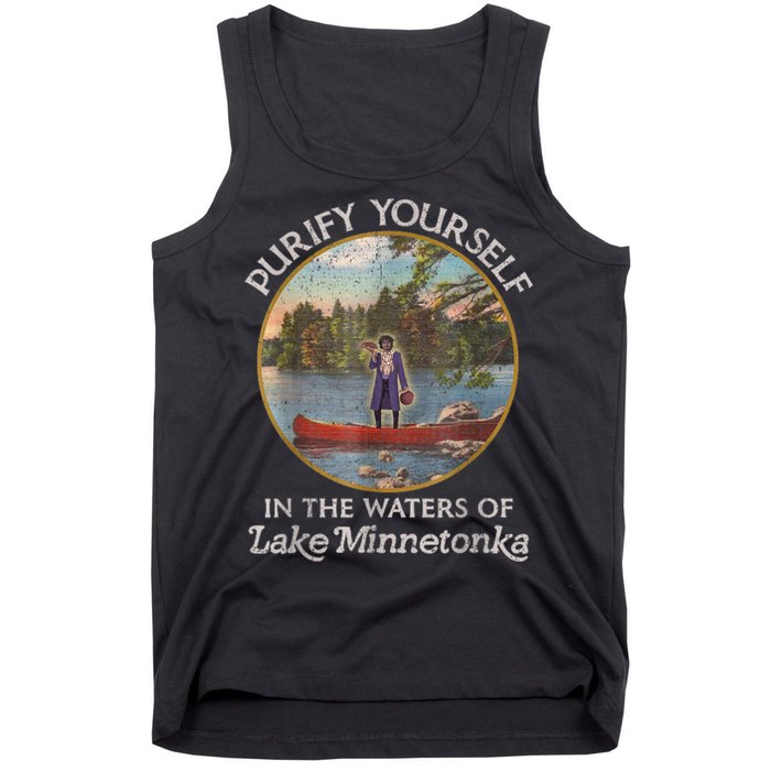 Vintage Purify Yourself In The Waters Of Lake Minnetonka Tank Top