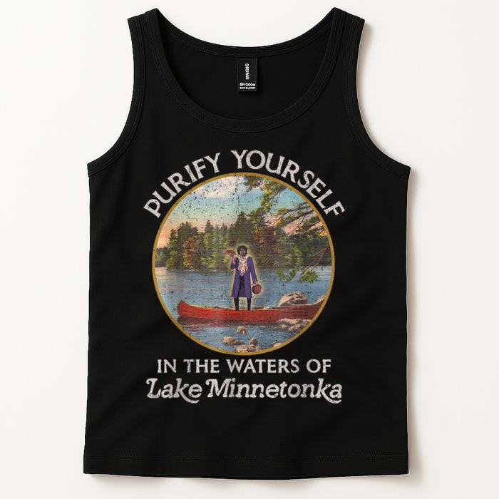 Vintage Purify Yourself In The Waters Of Lake Minnetonka Tank Top