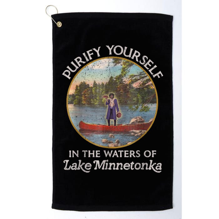 Vintage Purify Yourself In The Waters Of Lake Minnetonka Golf Towel