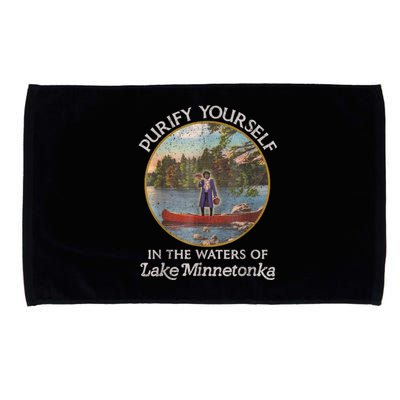 Vintage Purify Yourself In The Waters Of Lake Minnetonka Microfiber Hand Towel