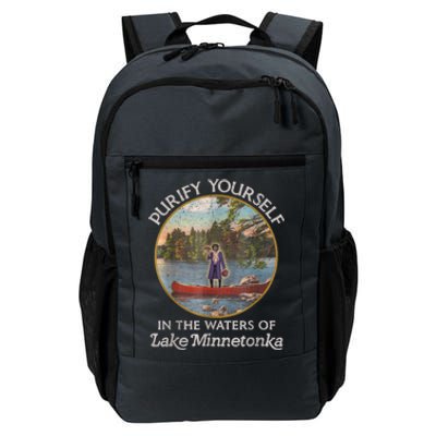 Vintage Purify Yourself In The Waters Of Lake Minnetonka Daily Commute Backpack