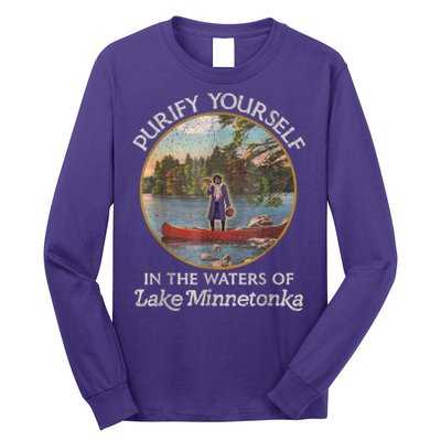 Vintage Purify Yourself In The Waters Of Lake Minnetonka Long Sleeve Shirt