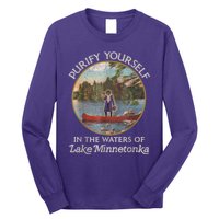 Vintage Purify Yourself In The Waters Of Lake Minnetonka Long Sleeve Shirt