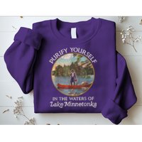Vintage Purify Yourself In The Waters Of Lake Minnetonka Sweatshirt