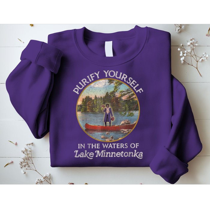 Vintage Purify Yourself In The Waters Of Lake Minnetonka Sweatshirt