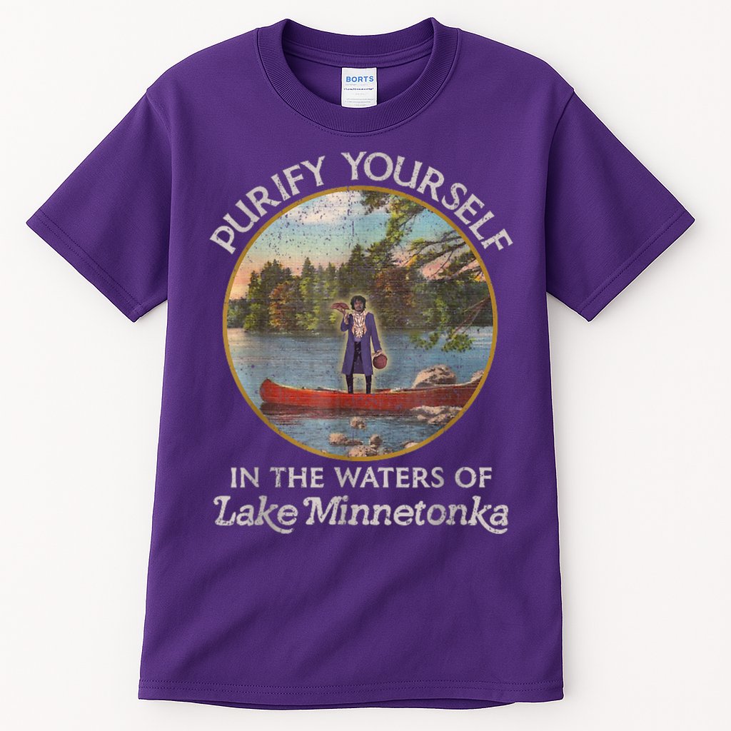 Vintage Purify Yourself In The Waters Of Lake Minnetonka Tall T-Shirt