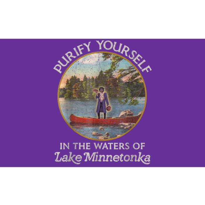 Vintage Purify Yourself In The Waters Of Lake Minnetonka Bumper Sticker