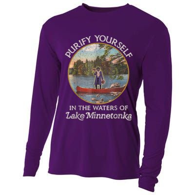 Vintage Purify Yourself In The Waters Of Lake Minnetonka Cooling Performance Long Sleeve Crew