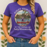 Vintage Purify Yourself In The Waters Of Lake Minnetonka Womens T-Shirt