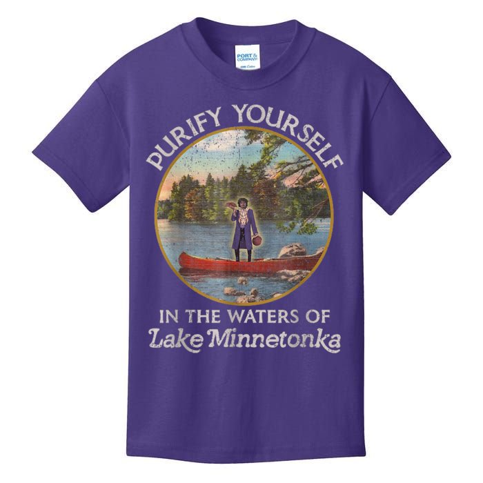 Vintage Purify Yourself In The Waters Of Lake Minnetonka Kids T-Shirt