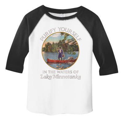 Vintage Purify Yourself In The Waters Of Lake Minnetonka Toddler Fine Jersey T-Shirt