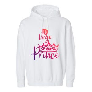 Virgo Prince Zodiac Funny Gift Garment-Dyed Fleece Hoodie