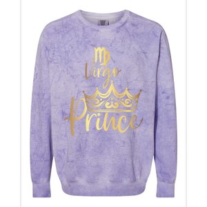 Virgo Prince Zodiac Great Gift Colorblast Crewneck Sweatshirt