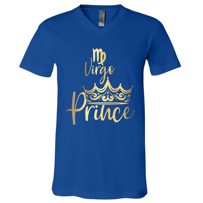 Virgo Prince Zodiac Great Gift V-Neck T-Shirt