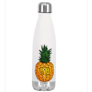 Virgo Pineapple Zodiac Sign Gift Stainless Steel Insulated Water Bottle