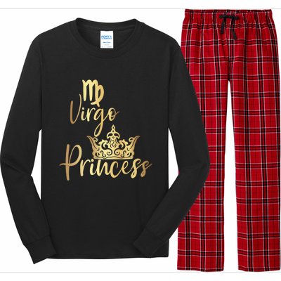 Virgo Princess Zodiac Meaningful Gift Long Sleeve Pajama Set