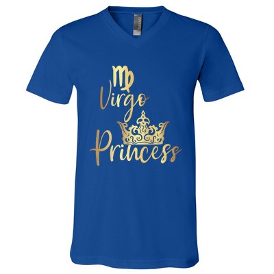 Virgo Princess Zodiac Meaningful Gift V-Neck T-Shirt