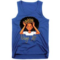 Virgo Queen Af Zodiac Floral Birthday Gift Funny Gift Tank Top