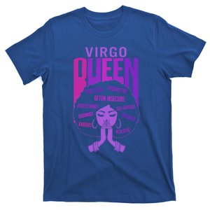 Virgo Queen African American Purple Horoscope Facts Great Gift T-Shirt