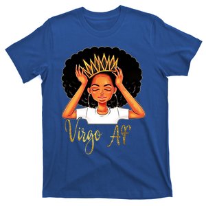 Virgo Queen Af Zodiac Floral Birthday Cute Gift Funny Gift Meaningful Gift T-Shirt