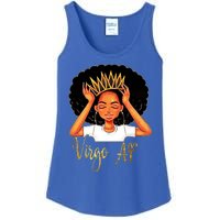 Virgo Queen Af Zodiac Floral Birthday Cute Gift Funny Gift Meaningful Gift Ladies Essential Tank