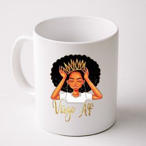 Virgo Queen Af Zodiac Floral Birthday Cute Gift Funny Gift Meaningful Gift Coffee Mug