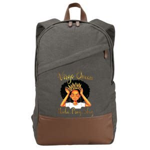 Virgo Queens Are Born In August 23 September 22 Cotton Canvas Backpack