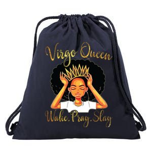 Virgo Queens Are Born In August 23 September 22 Drawstring Bag