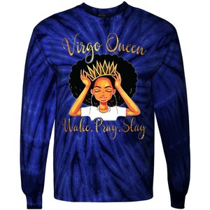 Virgo Queens Are Born In August 23 September 22 Tie-Dye Long Sleeve Shirt