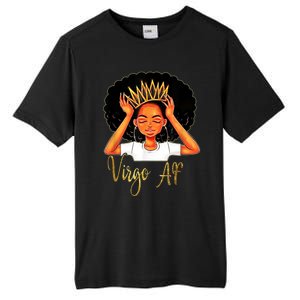 Virgo Queen Af Zodiac Floral Birthday Meaningful Gift Tall Fusion ChromaSoft Performance T-Shirt