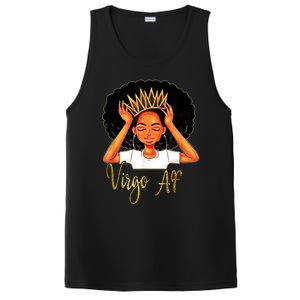 Virgo Queen Af Zodiac Floral Birthday Meaningful Gift PosiCharge Competitor Tank