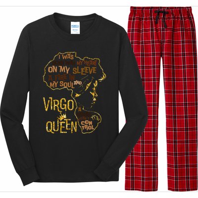 Virgo Queen Birthday Zodiac Costume Black Gift Gift Long Sleeve Pajama Set