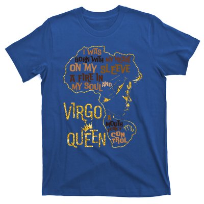 Virgo Queen Birthday Zodiac Costume Black Gift Gift T-Shirt