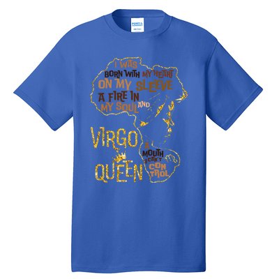 Virgo Queen Birthday Zodiac Costume Black Gift Gift Tall T-Shirt