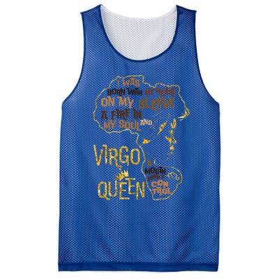 Virgo Queen Birthday Zodiac Costume Black Gift Gift Mesh Reversible Basketball Jersey Tank