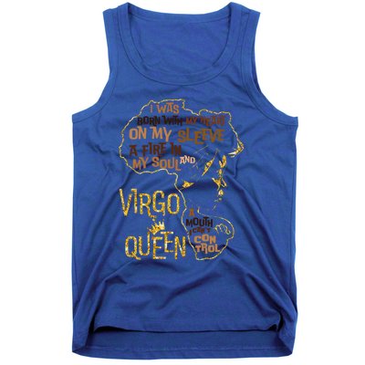 Virgo Queen Birthday Zodiac Costume Black Gift Gift Tank Top