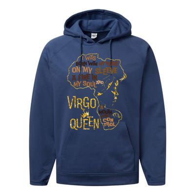 Virgo Queen Birthday Zodiac Costume Black Gift Gift Performance Fleece Hoodie