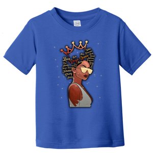 Virgo Queen Black Queen Birthday Funny Gift Zodiac Great Gift Toddler T-Shirt