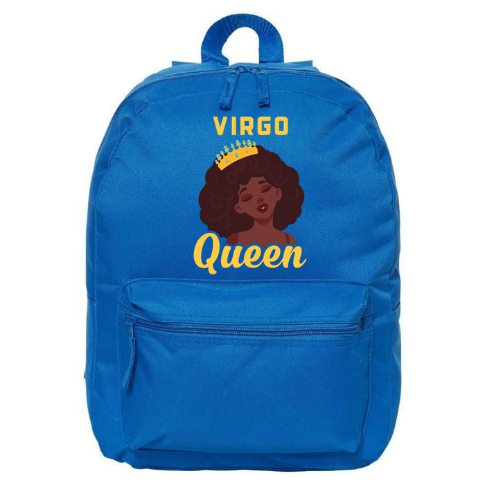 Virgo Queen Birthday Black Gift 16 in Basic Backpack