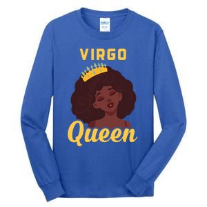 Virgo Queen Birthday Black Gift Tall Long Sleeve T-Shirt