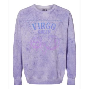 Virgo Queen / Blue Sun And Moon Virgo Birthday Astrology Great Gift Colorblast Crewneck Sweatshirt