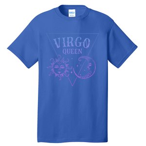 Virgo Queen / Blue Sun And Moon Virgo Birthday Astrology Great Gift Tall T-Shirt