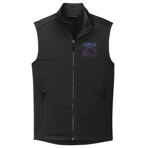 Virgo Queen / Blue Sun And Moon Virgo Birthday Astrology Great Gift Collective Smooth Fleece Vest