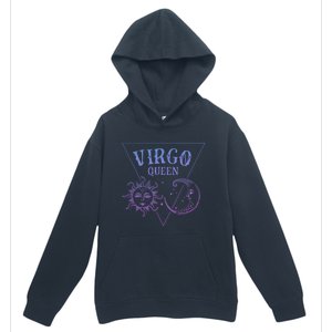 Virgo Queen / Blue Sun And Moon Virgo Birthday Astrology Great Gift Urban Pullover Hoodie