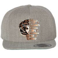 Virgo Queen Birthday Zodiac Black Women Girl Wool Snapback Cap